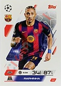 117 Raphinha – Match Attax 2025-2026 Topps