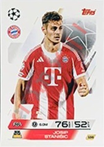 156 Josip Stanisic – Match Attax 2025-2026 Topps