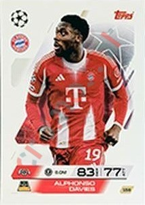 158 Alphonso Davies – Match Attax 2025-2026 Topps