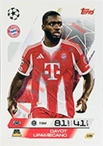 159 Dayot Upamecano – Match Attax 2025-2026 Topps