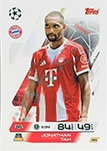 161 Jonathan Tah – Match Attax 2025-2026 Topps