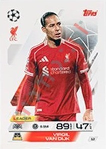 12 Virgil van Dijk – Match Attax 2025-2026 Topps