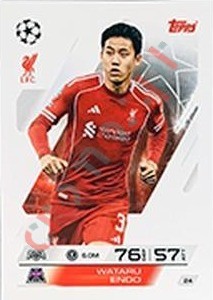 24 Wataru Endo – Match Attax 2025-2026 Topps