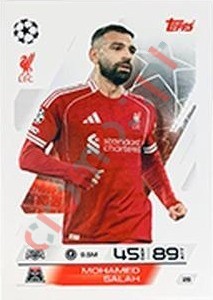 26 Mohamed Salah – Match Attax 2025-2026 Topps
