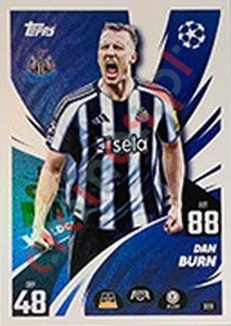 320 Dan Burn – Match Attax 2025-2026 Topps