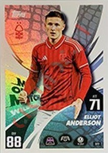 322 Elliot Anderson – Match Attax 2025-2026 Topps