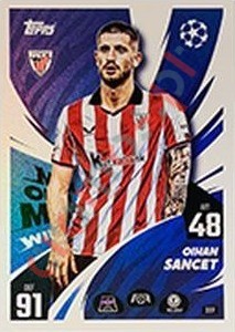 327 Oihan Sancet – Match Attax 2025-2026 Topps