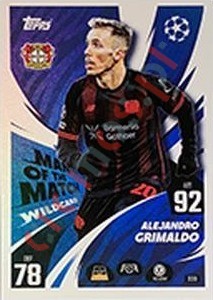 330 Alejandro Grimaldo – Match Attax 2025-2026 Topps