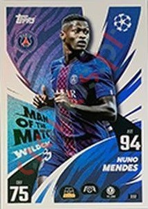 332 Nuno Mendes – Match Attax 2025-2026 Topps