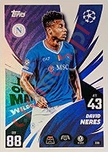 336 David Neres – Match Attax 2025-2026 Topps
