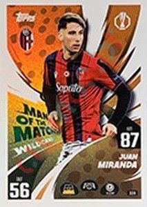 339 Juan Miranda – Match Attax 2025-2026 Topps