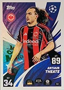 341 Arthur Theate – Match Attax 2025-2026 Topps