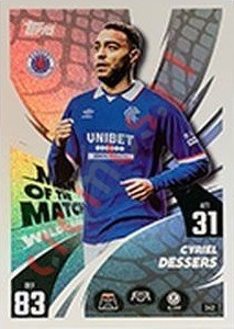 342 Cyriel Dessers – Match Attax 2025-2026 Topps
