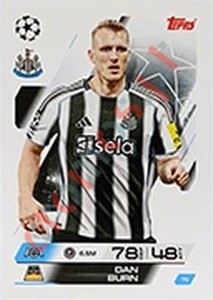 76 Dan Burn – Match Attax 2025-2026 Topps