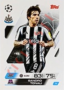 78 Sandro Tonali – Match Attax 2025-2026 Topps