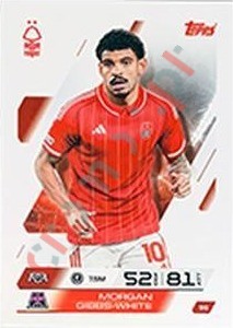 96 Morgan Gibbs-White – Match Attax 2025-2026 Topps