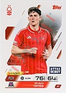 97 Ryan Yates – Match Attax 2025-2026 Topps