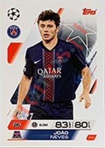 234 João Neves – Match Attax 2025-2026 Topps