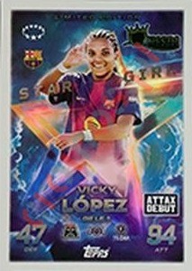 QELE1 Vicky López – Match Attax 2025-2026 Topps