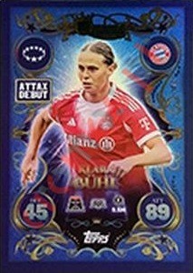 QE3 Klara Bühl – Match Attax 2025-2026 Topps