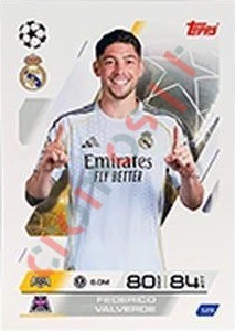 129 Federico Valverde – Match Attax 2025-2026 Topps