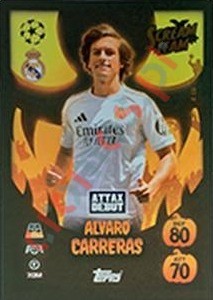 ST2 Álvaro Carreras – Match Attax 2025-2026 Topps