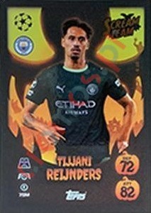 ST5 Tijjani Reijnders – Match Attax 2025-2026 Topps