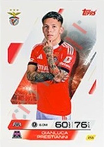 211 Gianluca Prestianni – Match Attax 2025-2026 Topps