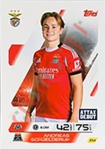 214 Andreas Schjelderup – Match Attax 2025-2026 Topps