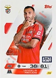 216 Vangelis Pavlidis – Match Attax 2025-2026 Topps