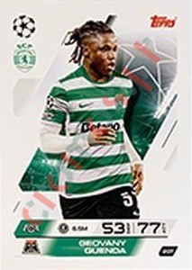 207 Geovany Quenda – Match Attax 2025-2026 Topps