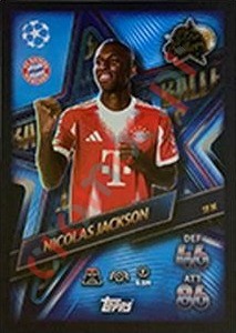 SB16 Nicolas Jackson – Match Attax 2025-2026 Topps