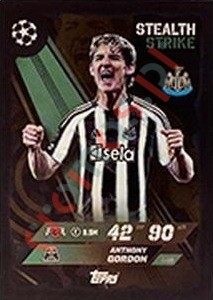 446 Anthony Gordon – Match Attax 2025-2026 Topps