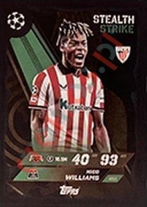 451 Nico Williams – Match Attax 2025-2026 Topps