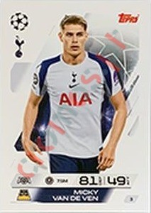 3 Micky van de Ven – Match Attax 2025-2026 Topps