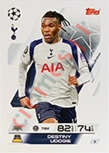 5 Destiny Udogie – Match Attax 2025-2026 Topps