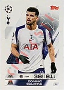 9 Dominic Solanke – Match Attax 2025-2026 Topps