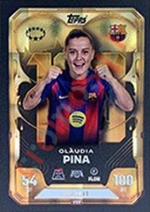 289 Claudia Pina – Match Attax Extra 2025-2026 Topps