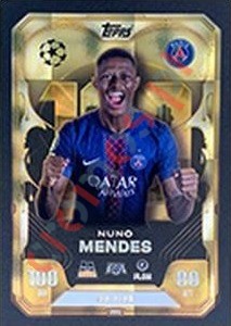 281 Nuno Mendes – Match Attax Extra 2025-2026 Topps