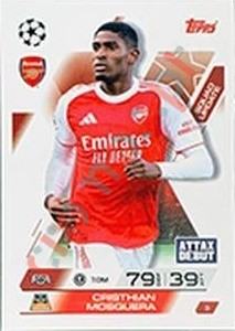 3 Cristhian Mosquera – Match Attax Extra 2025-2026 Topps