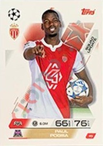 45 Paul Pogba – Match Attax Extra 2025-2026 Topps