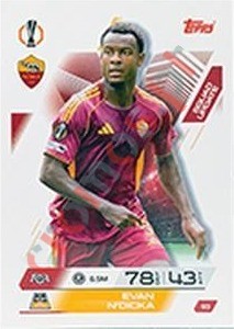 63 Evan Ndicka – Match Attax Extra 2025-2026 Topps