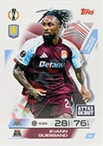 20 Evann Guessand – Match Attax Extra 2025-2026 Topps