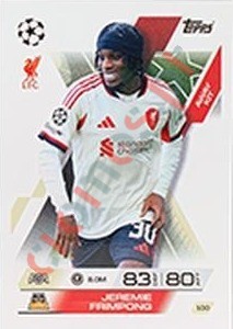 100 Jeremie Frimpong – Match Attax Extra 2025-2026 Topps