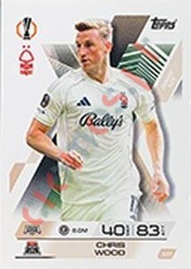 107 Chris Wood – Match Attax Extra 2025-2026 Topps