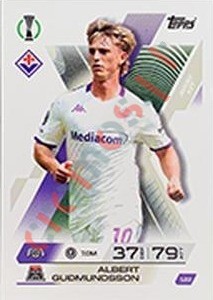 122 Albert Gudmundsson – Match Attax Extra 2025-2026 Topps