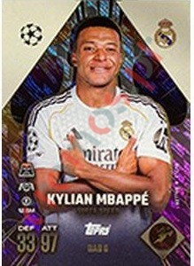 BAB8 Kylian Mbappe – Match Attax Extra 2025-2026 Topps