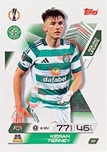67 Kieran Tierney – Match Attax Extra 2025-2026 Topps