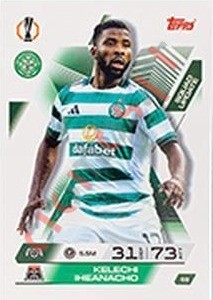 68 Kelechi Iheanacho – Match Attax Extra 2025-2026 Topps
