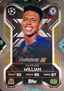 CX3 Estêvão Willian – Match Attax Extra 2025-2026 Topps